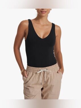 Vuori Halo Black Bodysuit Large